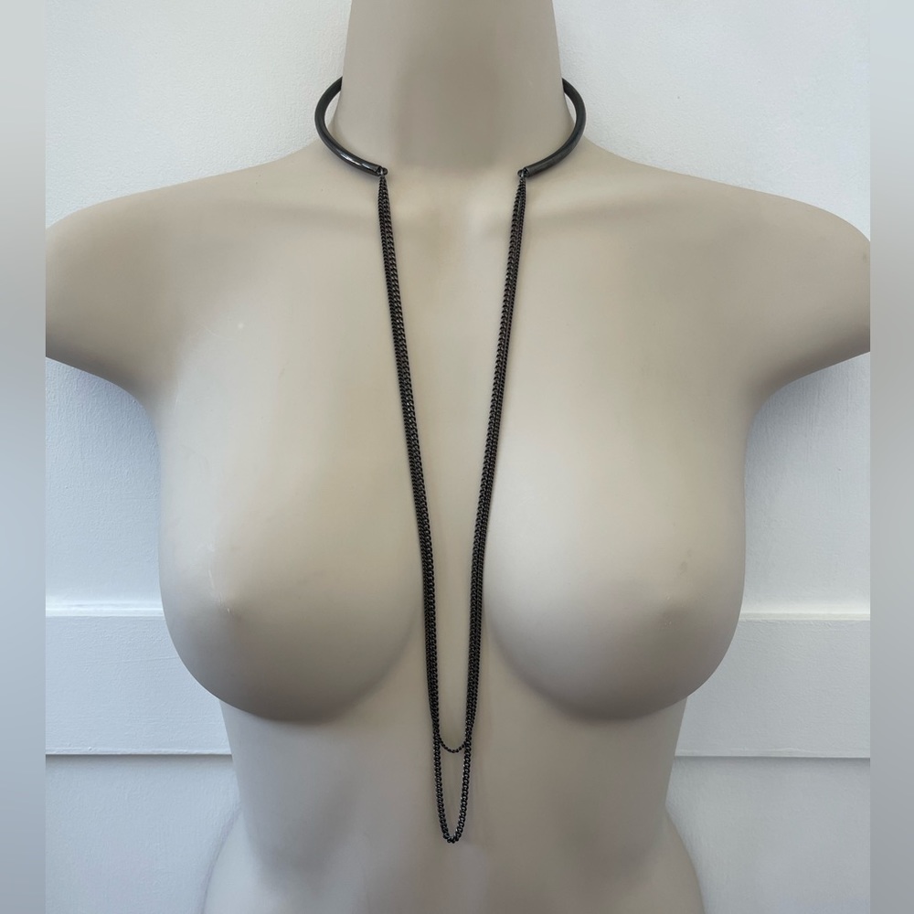 Anita K “Violeta Chain Choker” Gunmetal